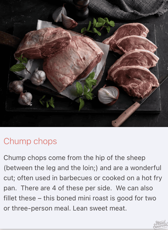 Moorlands Lamb Box Chump Options